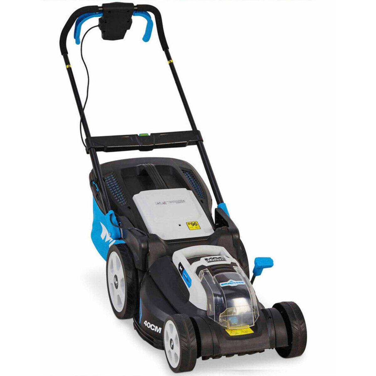 Mac Allister Rotary Lawnmower Cordless 40cm Mulching Function 45L Body Only - Image 2