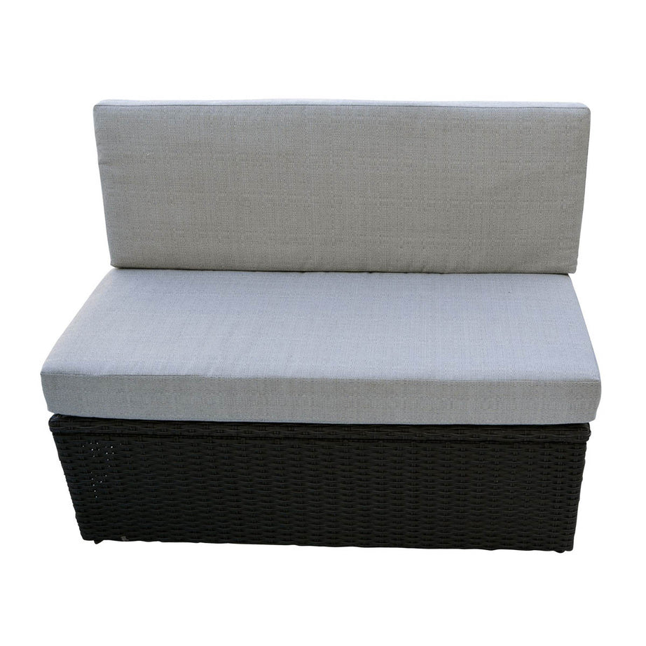 Canadian Spa Sofa Loveseat Brown Rattan Furniture Weather Resistant - Image 1