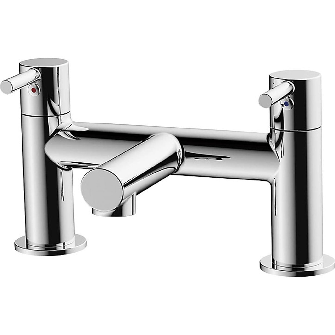 Bath Filler Tap Mixer Chrome ¼ Turn Operation Ceramic Cartridge Bathroom - Image 1