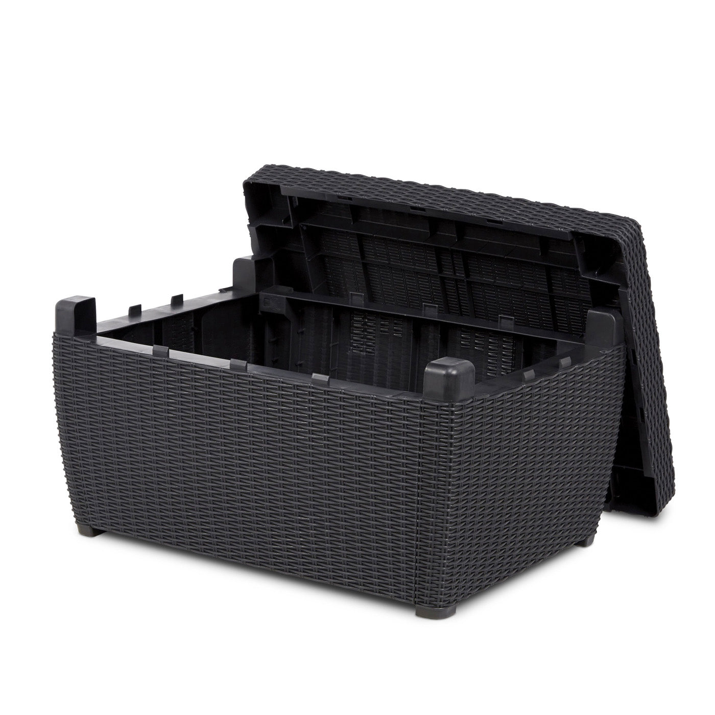 Rattan Garden Set 4 Seater Coffee Outdoor Furniture Sofa Storage 2 x Armchair - Image 7