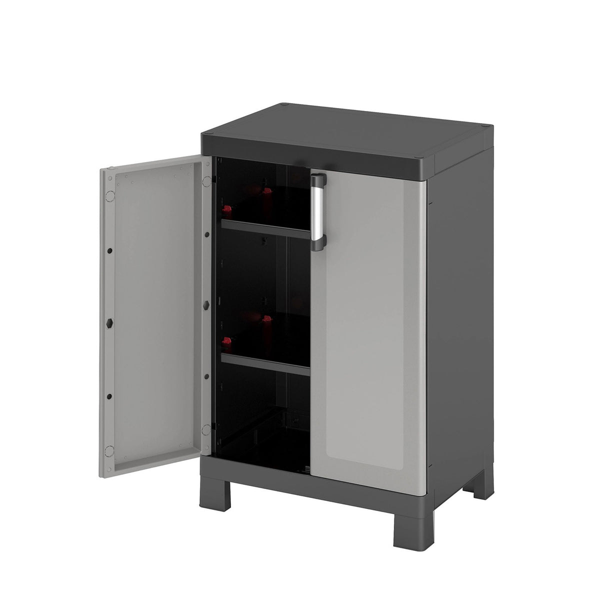 Form Storage Cabinet Links 2 Shelf Polypropylene Short Utility Unit Tool Storage - Image 4