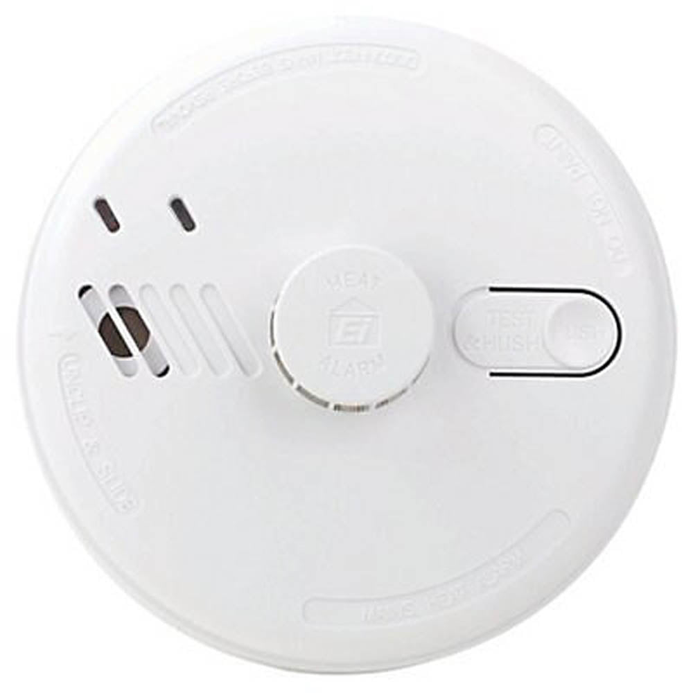 Heat Alarm Smoke Detector Thermistor Sensor Battery Back Up Kitchen Garages 230V - Image 1