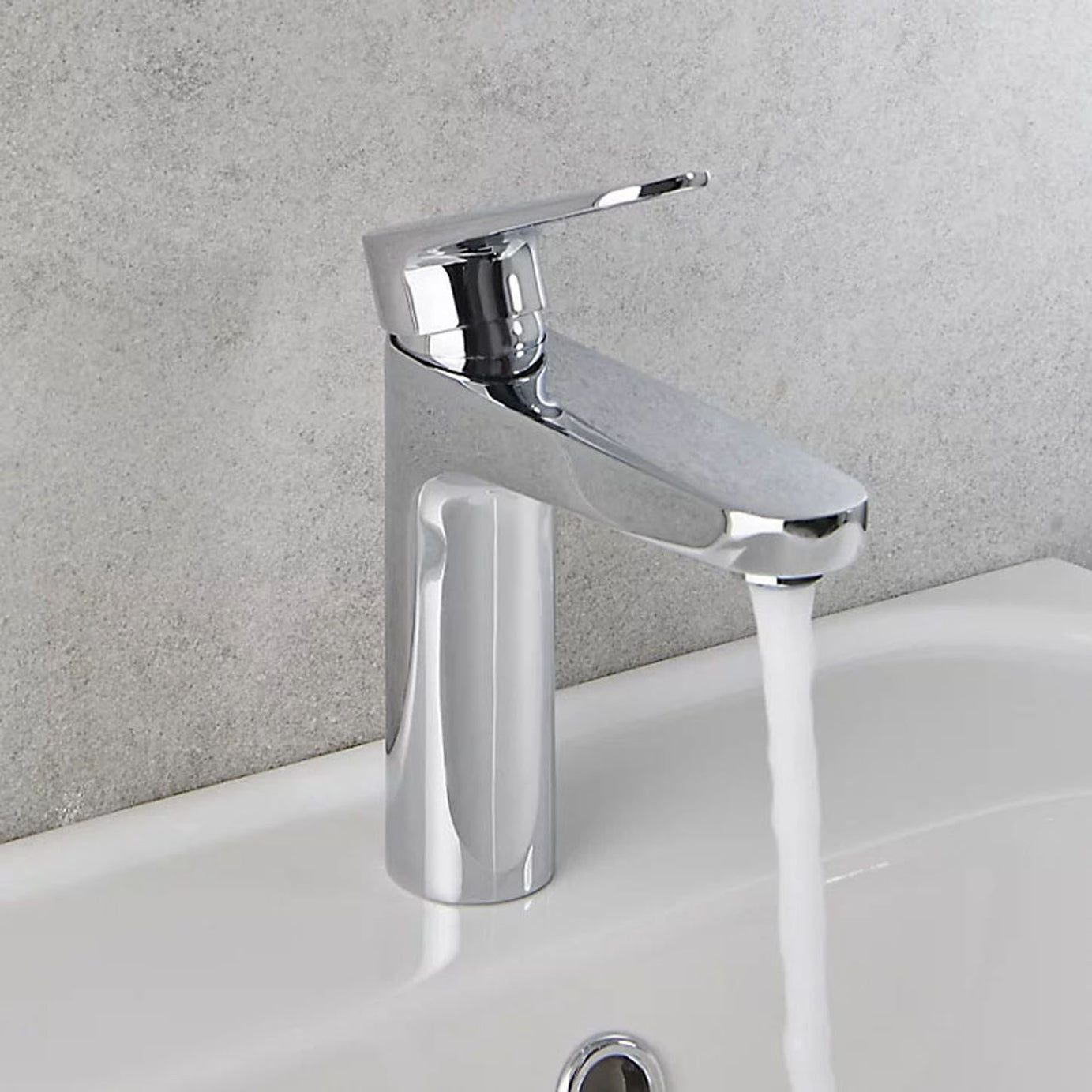 Bathroom Basin Tap Mono Mixer Tall Brass ¼ Turn Operation Waste Modern Faucet - Image 5