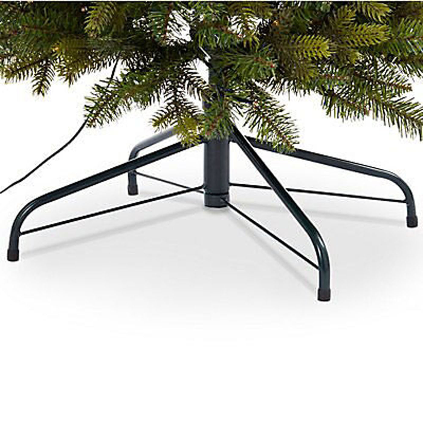 Christmas Tree 6ft Artificial Green Pre Lit LED Warm White Pop Up Slim Indoor - Image 5