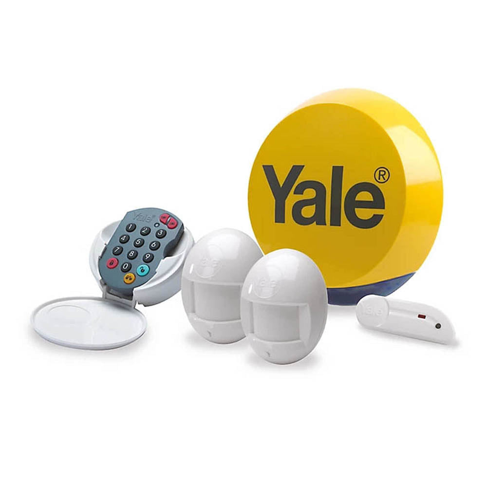 Yale Intruder Alarm Kit Home Security Alert PIR Motion Wireless Set Of 5 - Image 1