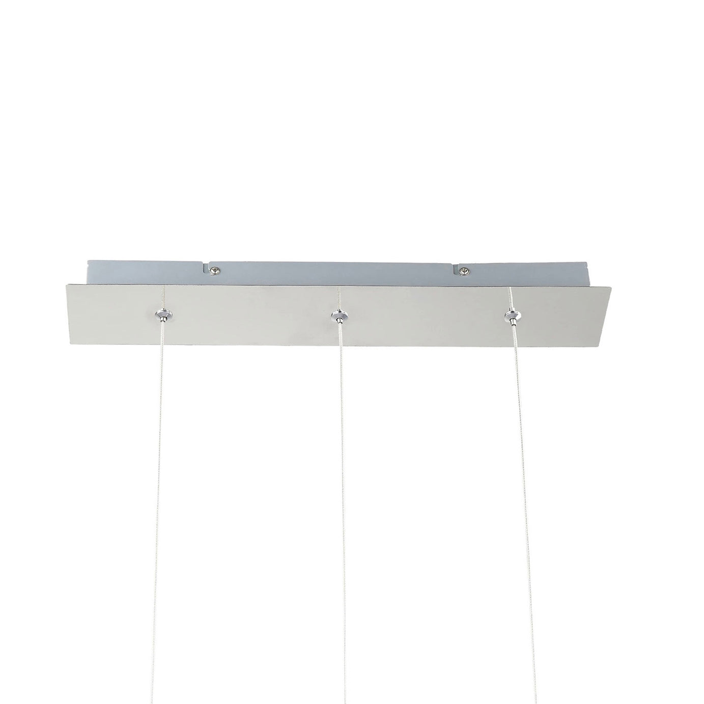 LED Ceiling Light 3 Way Pendant Chrome Sleek Contemporary Bar Kitchen Dining - Image 5