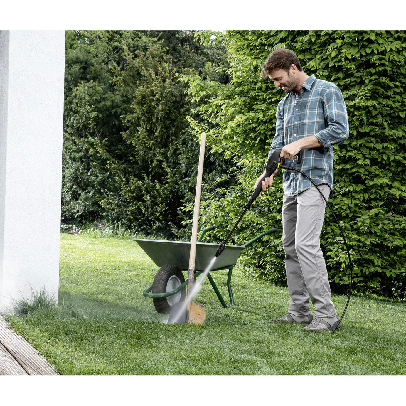 Karcher K2 Pressure Washer Electric Garden Patio Cleaner Jet Car Wash 1.4kW - Image 3