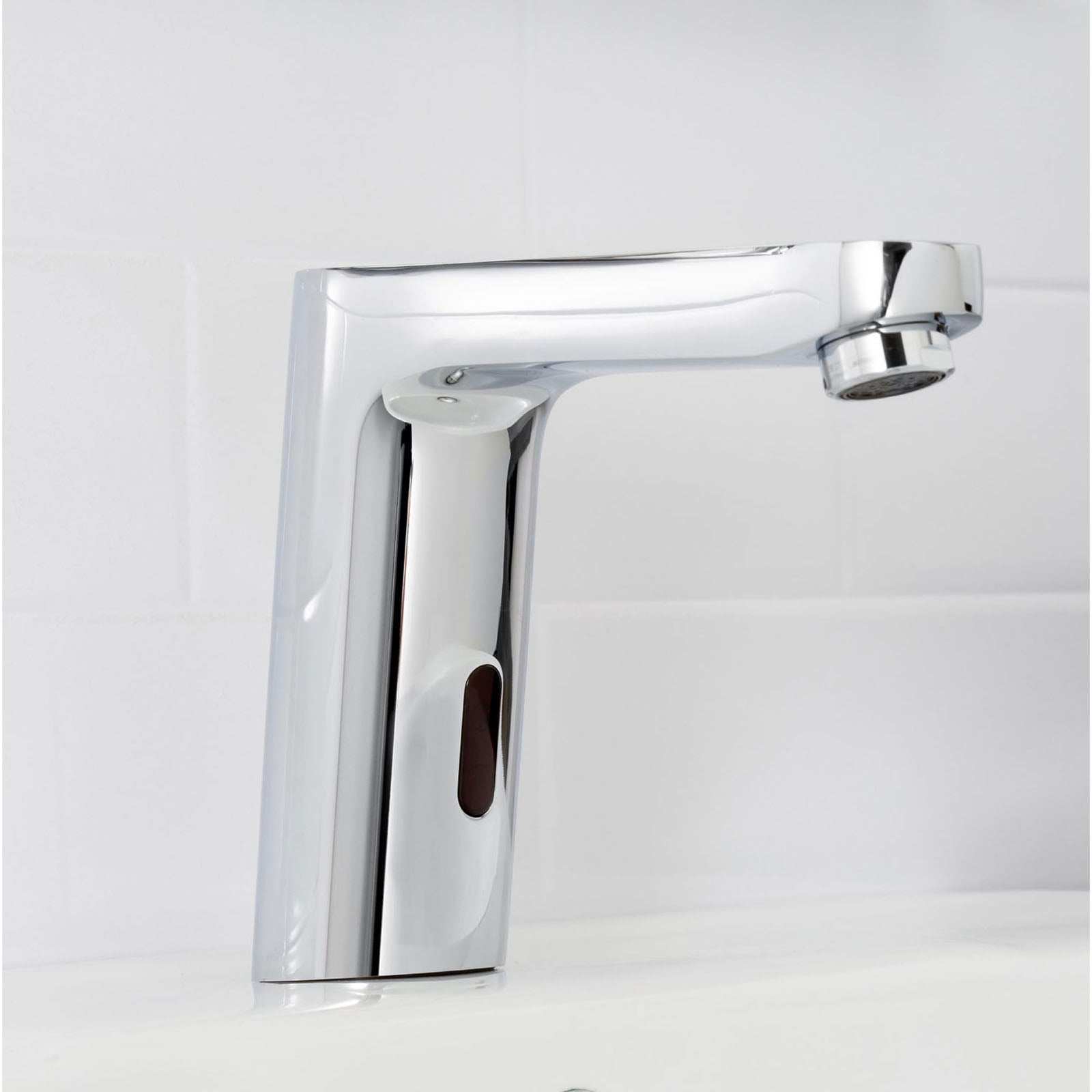 Bristan Basin Sensor Tap Mixer Touch Free Bathroom Deck Mount Modern Chrome - Image 2