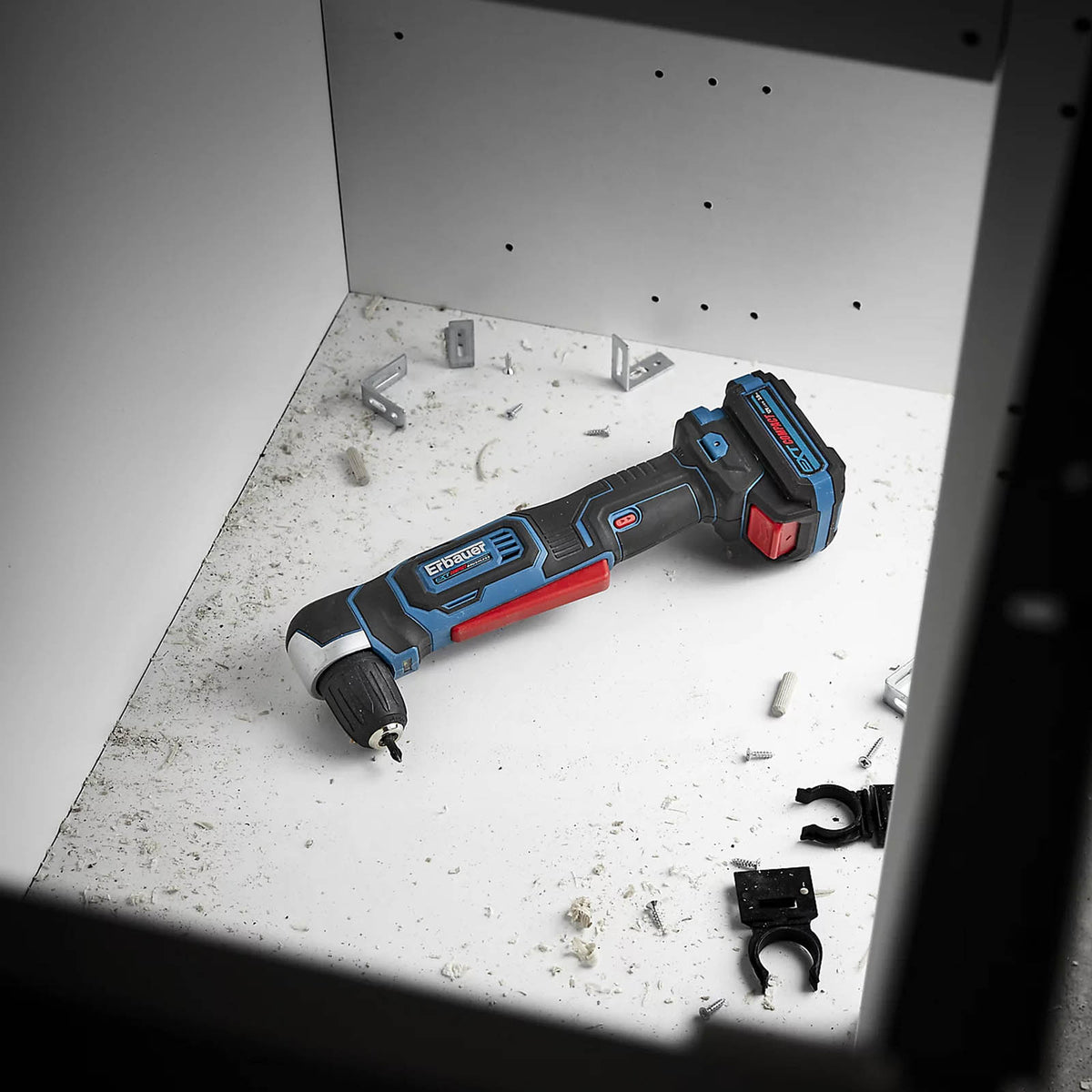 Erbauer Angle Drill 12V EXT Compact Bare Tool Brushless Cordless EAD12-Li - Image 3