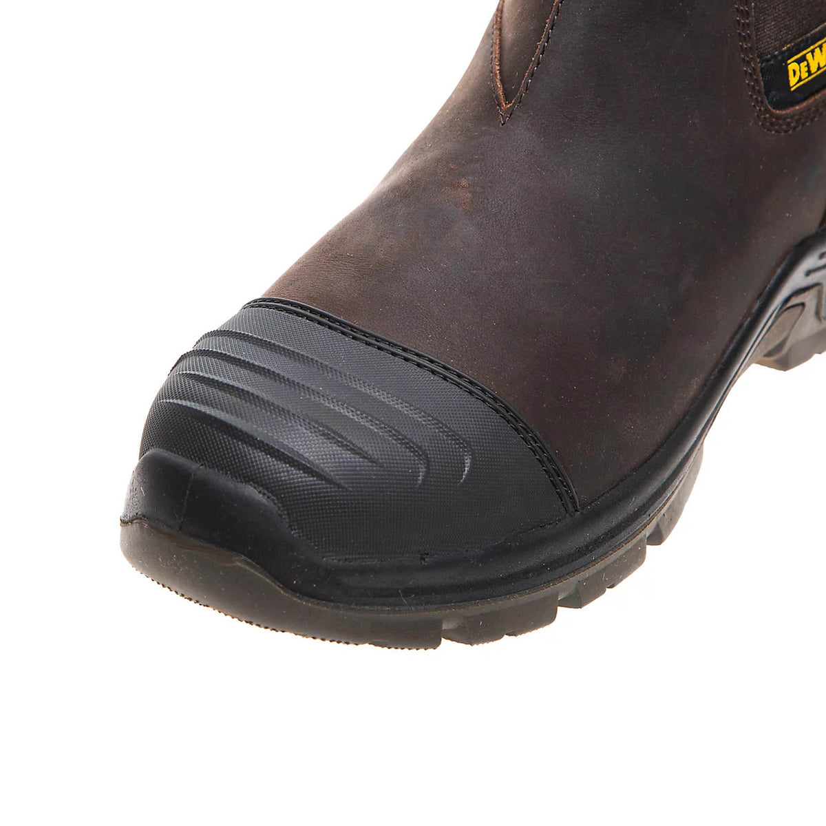 DeWalt Safety Dealer Boots Brown Steel Toe Slip-On Workwear Size 10 Norris - Image 5