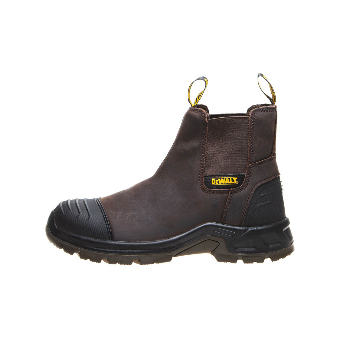 DeWalt Safety Dealer Boots Unisex Regular Fit Brown Slip On Steel Toe Size 11 - Image 9