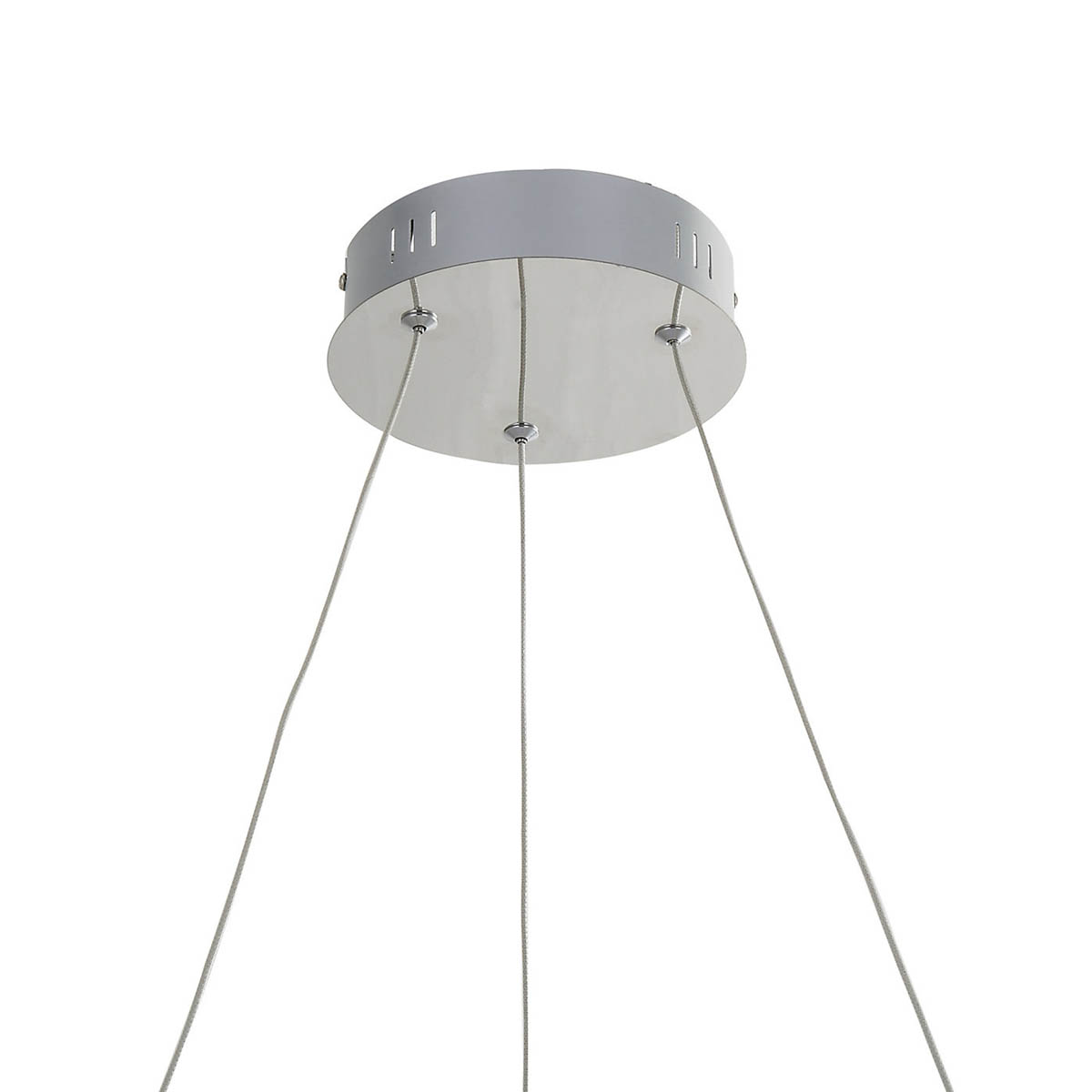 Pendant Ceiling Light Dimmable Warm White Adjustable Chrome Effect (Dia)580mm - Image 7