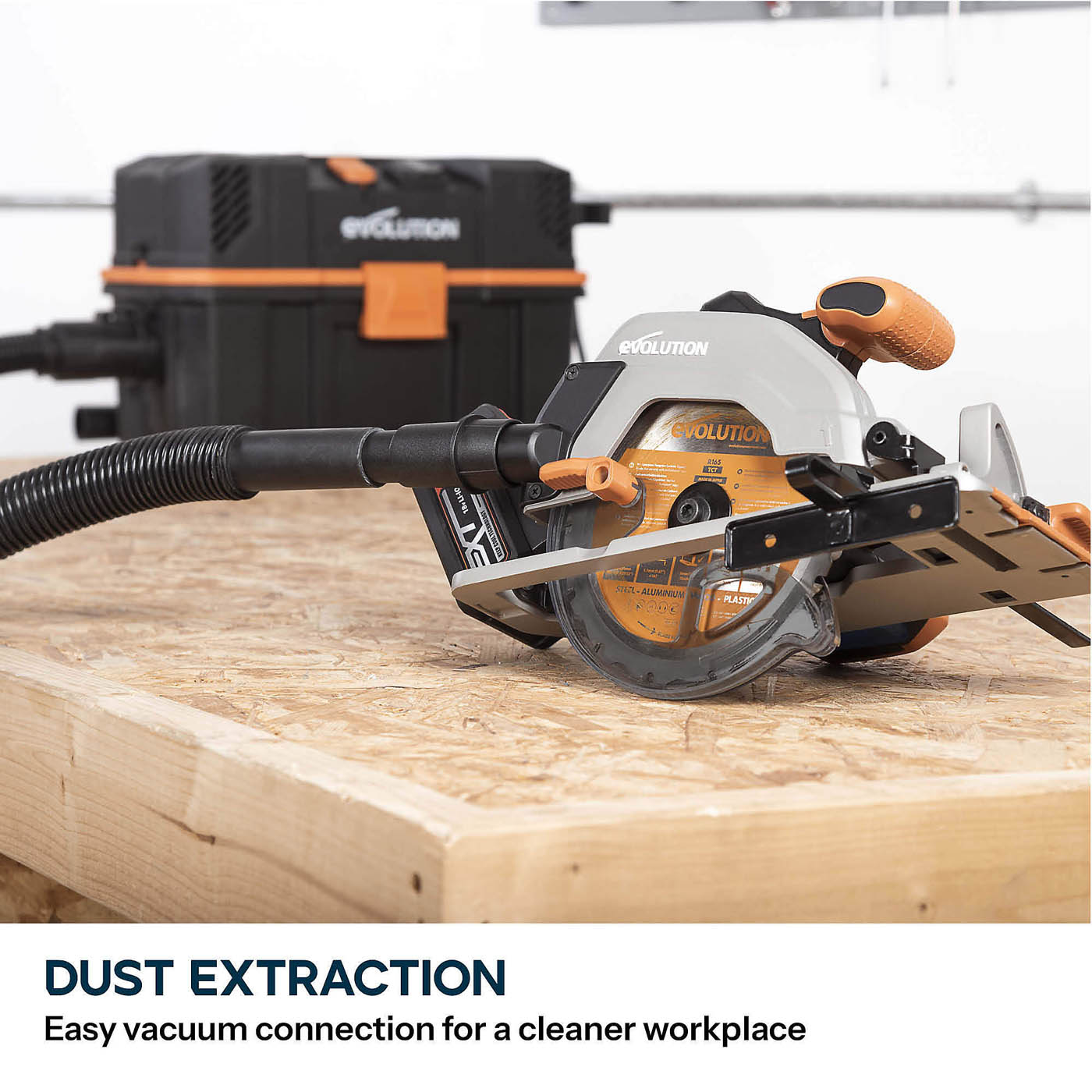 EVOLUTION CORDLESS CIRS SAW R165CCS-LI - Image 5