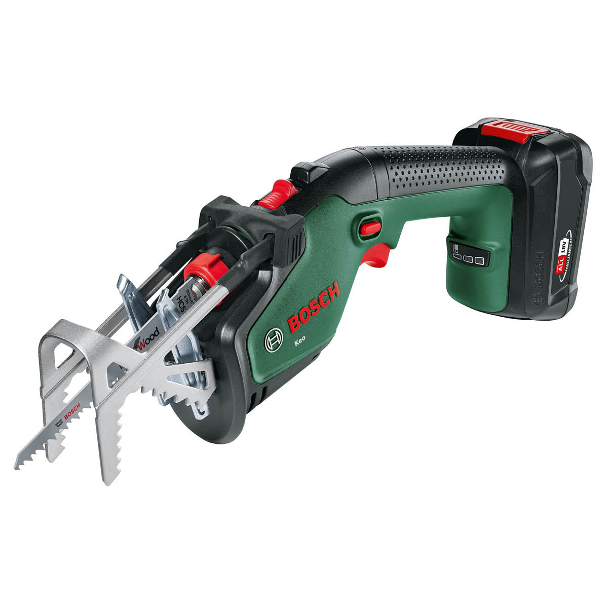 Bosch Reciprocating Saw Cordless KEO 2.0Ah Li-ion Variable Speed Ergonomic 18V - Image 2