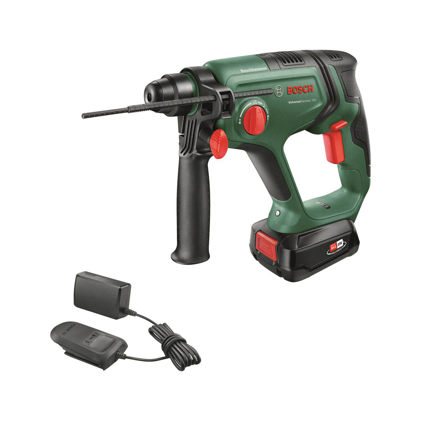 Bosch Hammer Drill Cordless 18V 2.5Ah Li-ion SDS Plus Compact Lightweight - Image 4