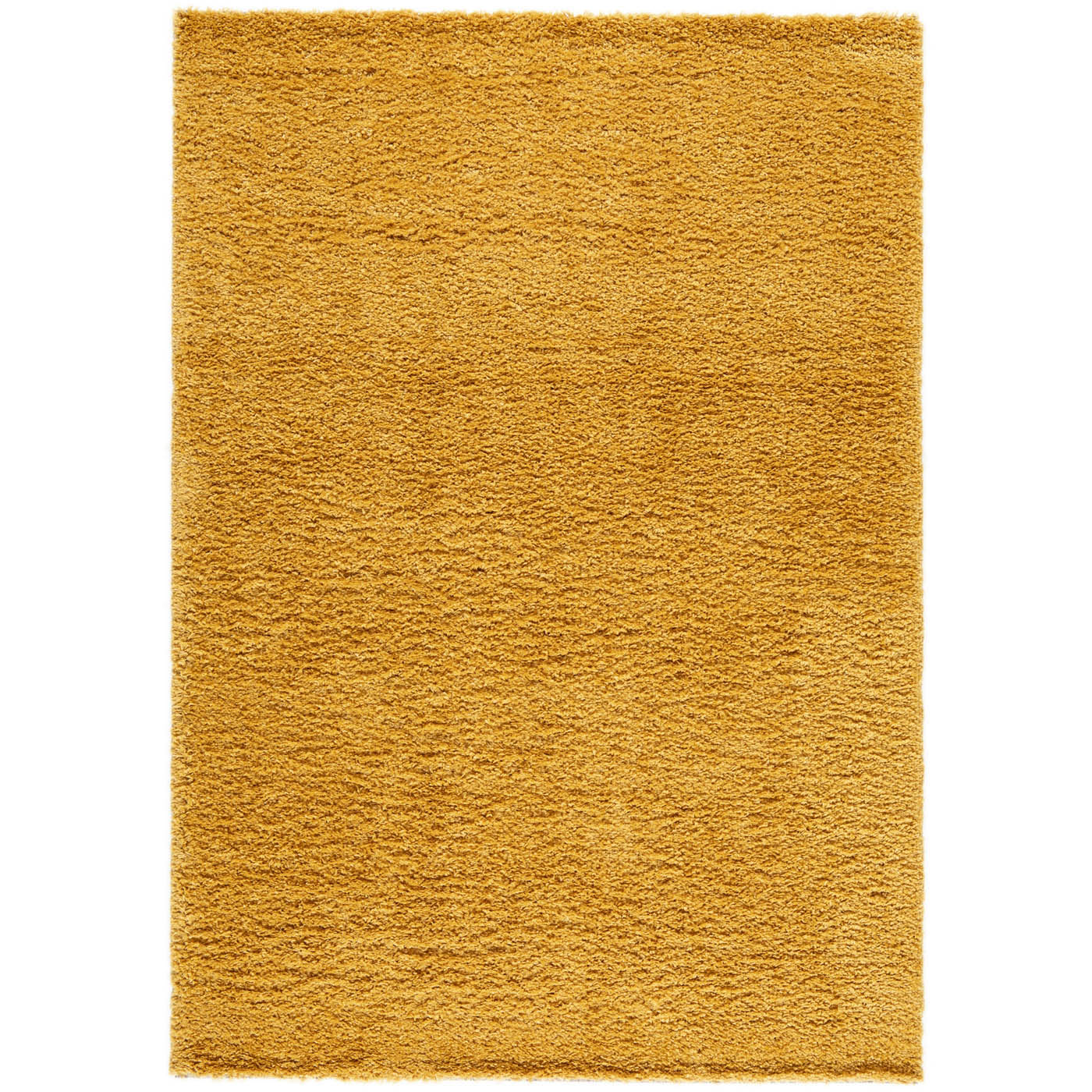 Large Shaggy Rug Yellow Soft Bedroom Living Room 3.68m² (L)230cm x (W)160cm - Image 1