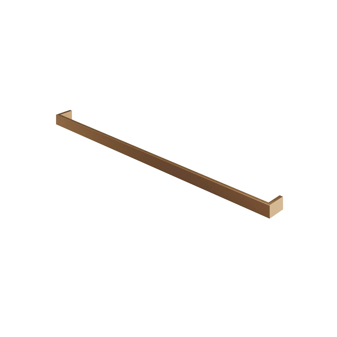 Aquadry Towel Rail Stainless Steel Bronze Effect Wall Mounted Modern (W)79cm - Image 1