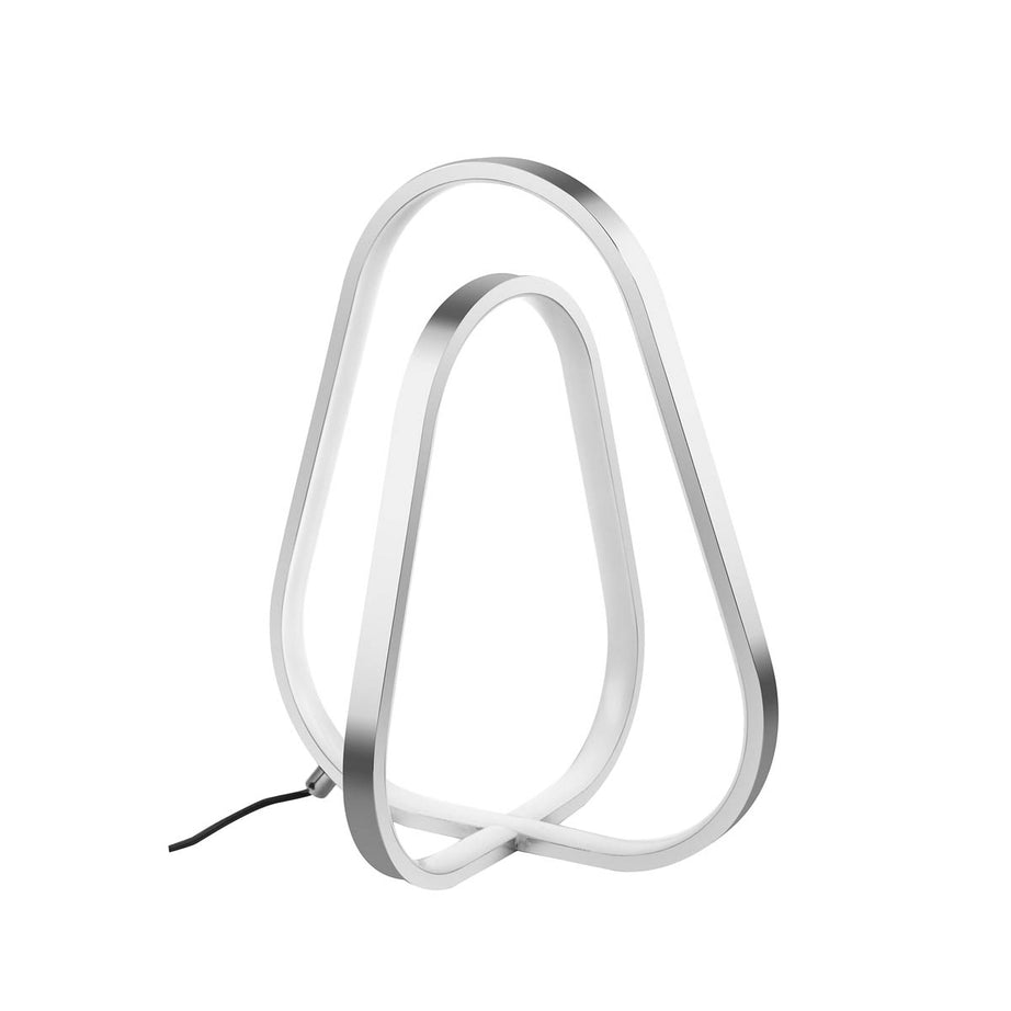 Table Lamp Integrated LED Twisted Pendant Polished Chrome Effect Dimmable Modern - Image 3