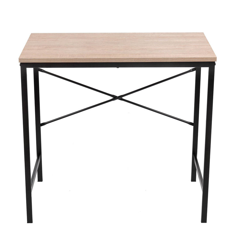 Home Office Desk Matt Oak Effect Industrial Compact Durable (H)750(W)800(D)450mm - Image 2