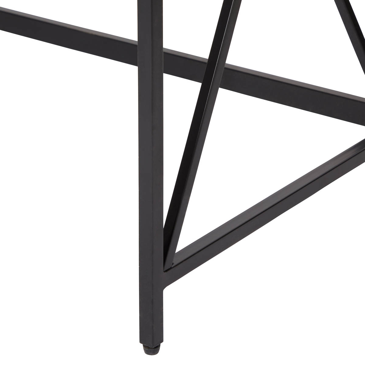 Folding Table Desk Office Computer Matt Walnut Effect Assembled 80cm - Image 3