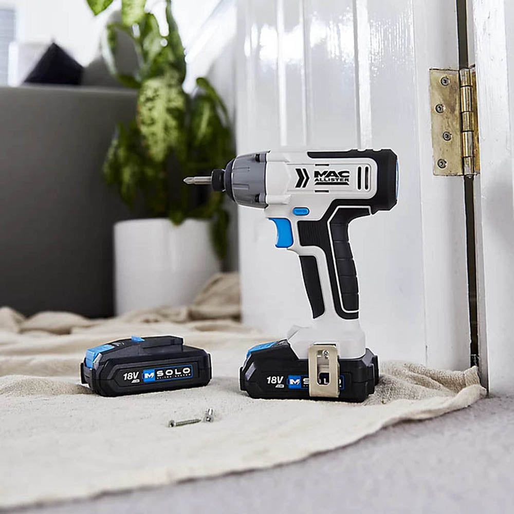 Mac Allister Impact Driver Cordless 18V 2x2Ah Li-ion MID18-Li Variable Speed - Image 2