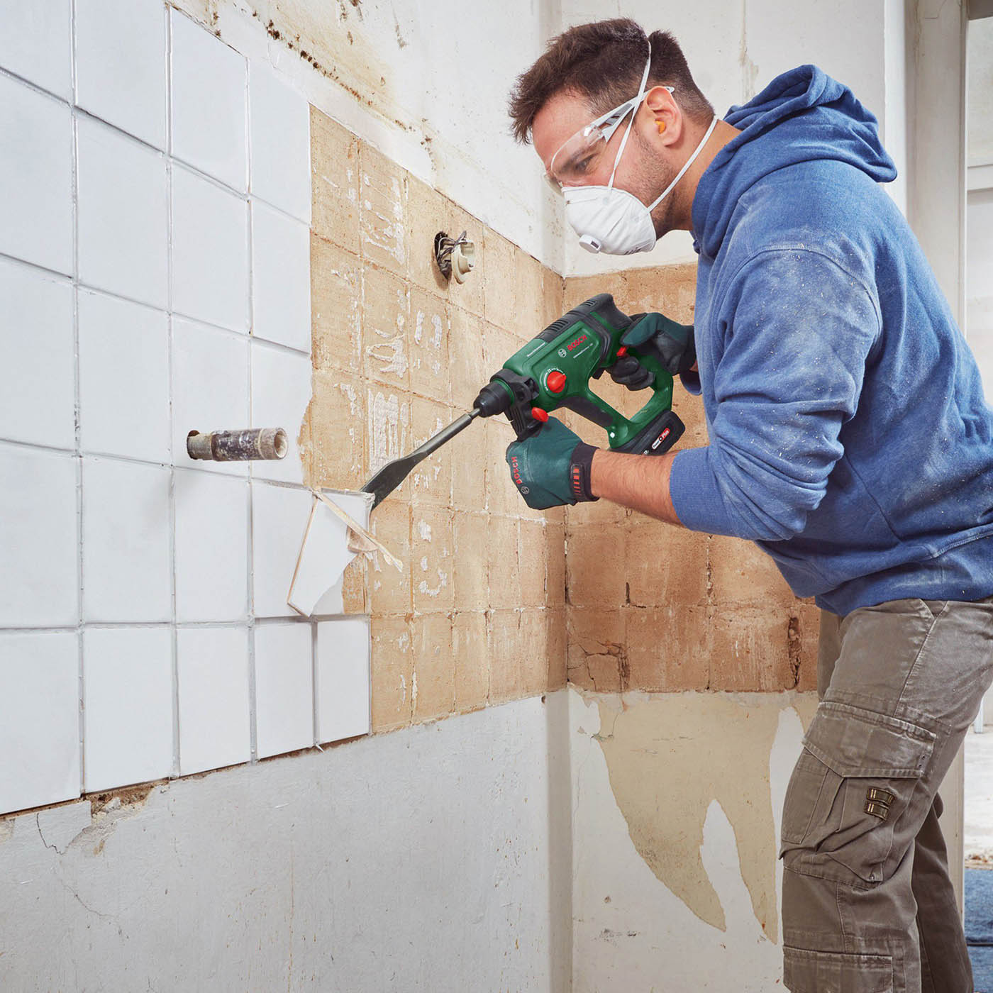 Bosch SDS Plus Drill Cordless 18V Li-Ion UniversalHammer18V Compact Body Only - Image 2