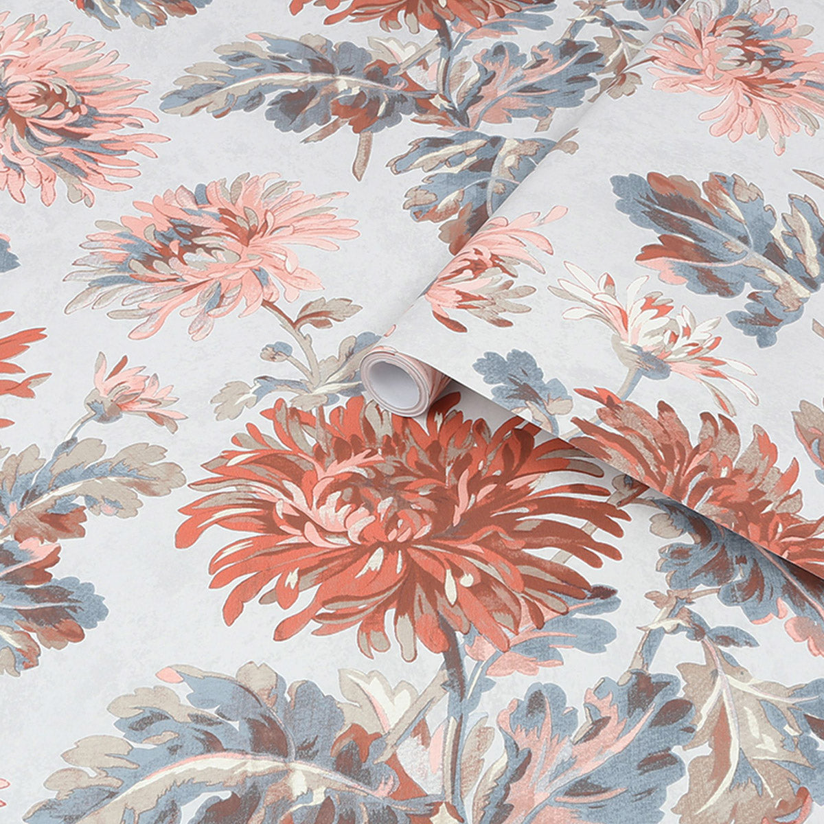 Laura Ashley Wallpaper Maryam Crimson Floral Smooth Matt Patterned Elegant 5.2m² - Image 3