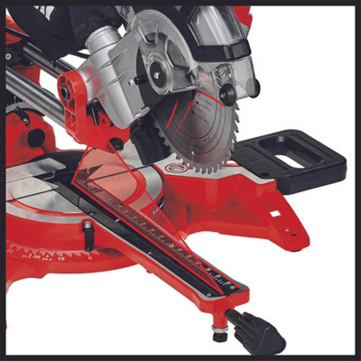 Einhell Mitre Saw Double Bevel Circular 210mm Drag & Crosscut Saw Powerful 1800W - Image 4