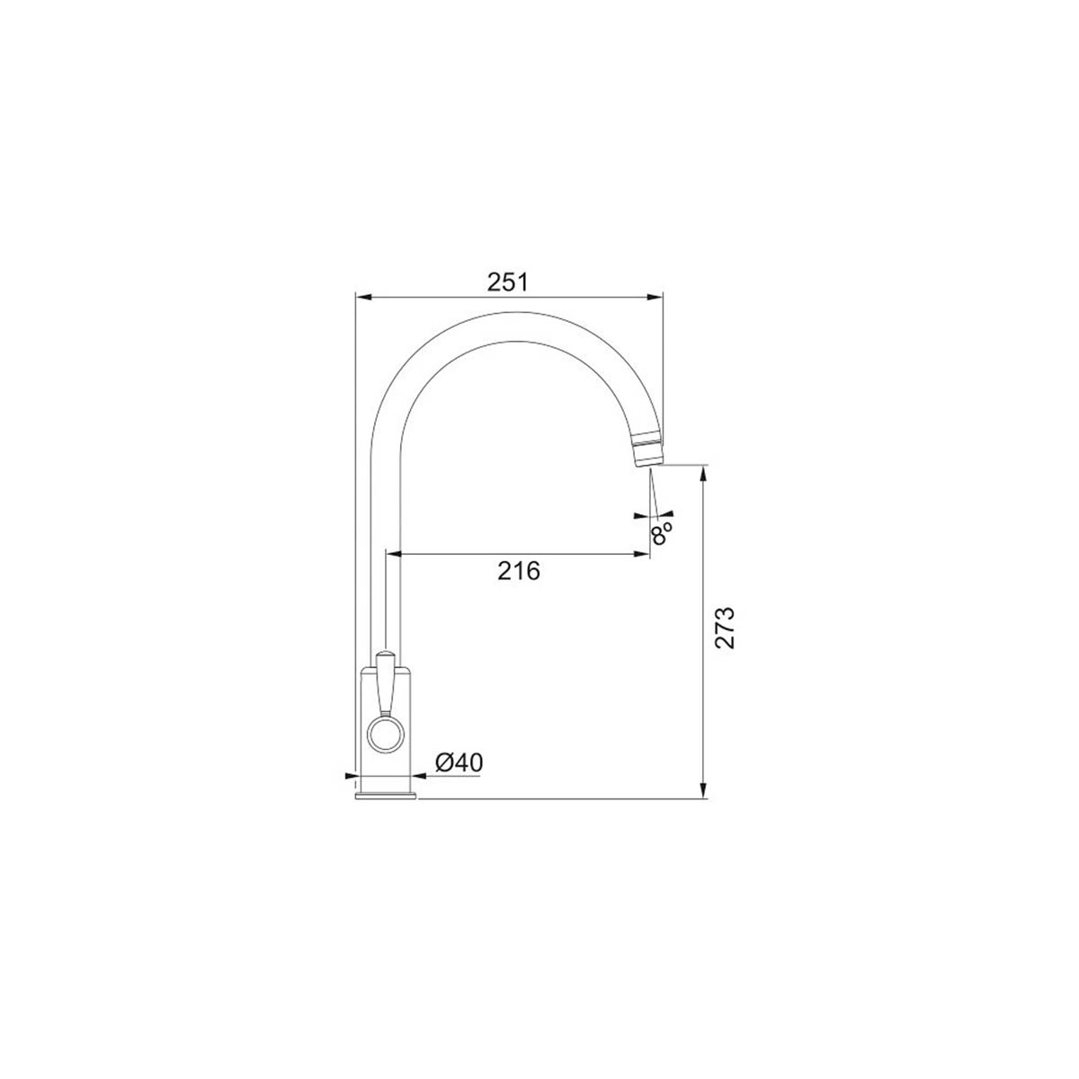 Franke Kitchen Tap Mixer Brass Effect Dual Lever Brass Swivel Spout Faucet - Image 2