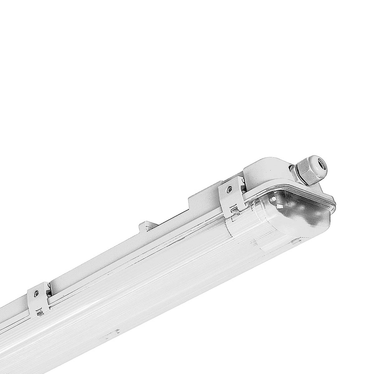 Luceco Twin Batten G13 Polycarbonate LED Cool White Weatherproof 36W 1.29m - Image 1