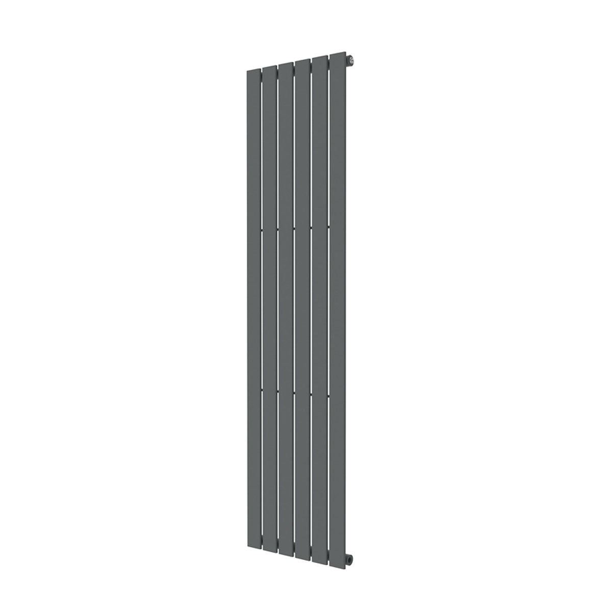 Designer Radiator Anthracite Vertical Steel Flat Panel Column (H)180x(W)45.2cm - Image 1