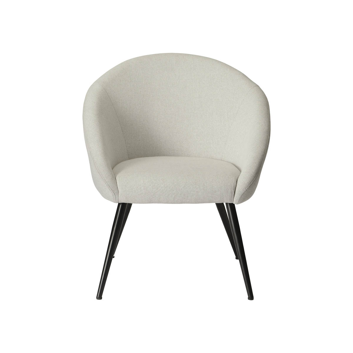 Relaxer Accent Chair Living Room Bedroom Light Grey Linen Effect (H)845 (W)730 - Image 3
