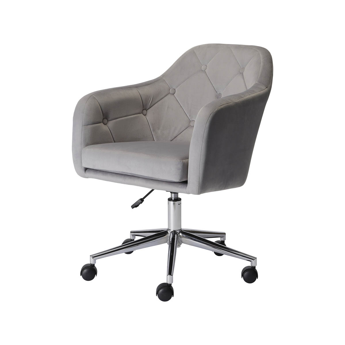 TREVILLET BUTTON WINGBACK O.CHAIR GREY - Image 1