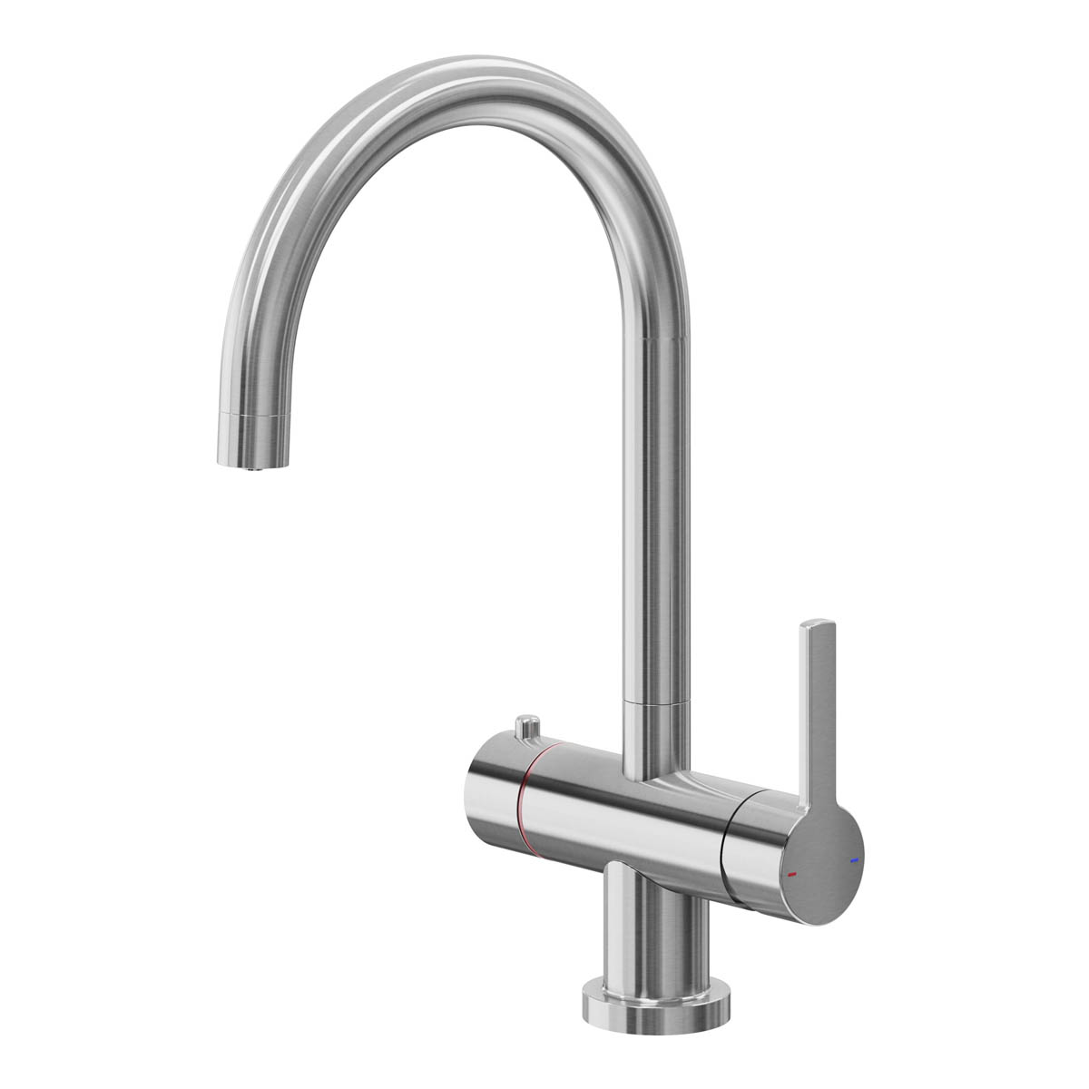 GoodHome Aji Matt Stainless steel effect Boiling water tap - Image 1