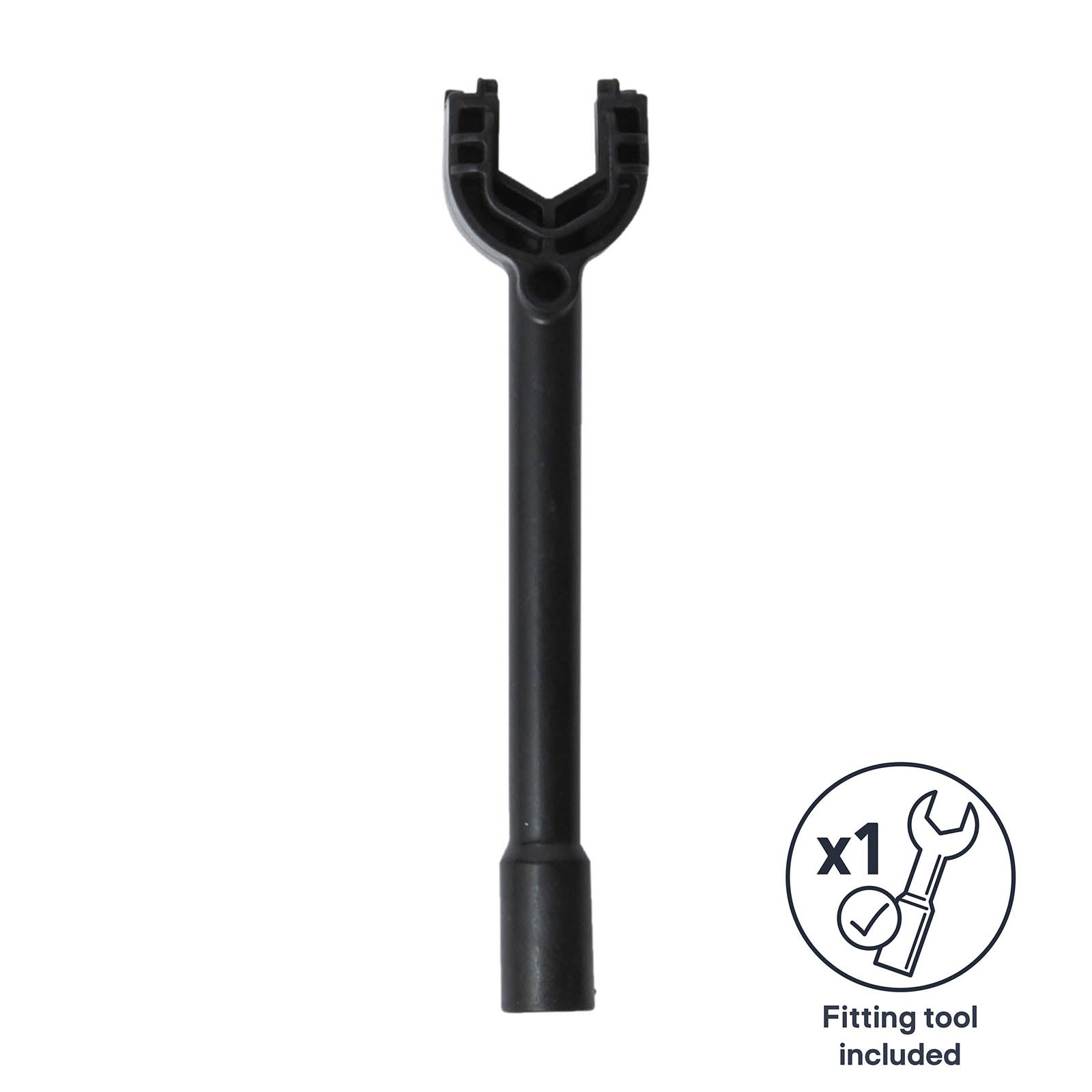 Kitchen Sink Tap Mixer Black Graphite Effect Single Side Lever Modern Faucet - Image 2