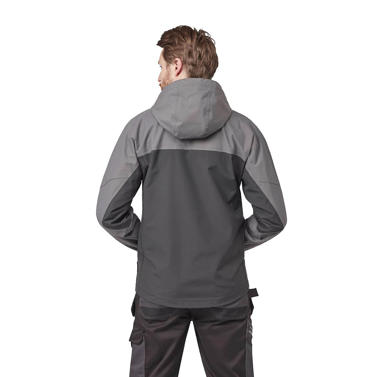 Site Messner Waterproof Work Jacket Black Grey Large Ripstop Workwear - Image 7
