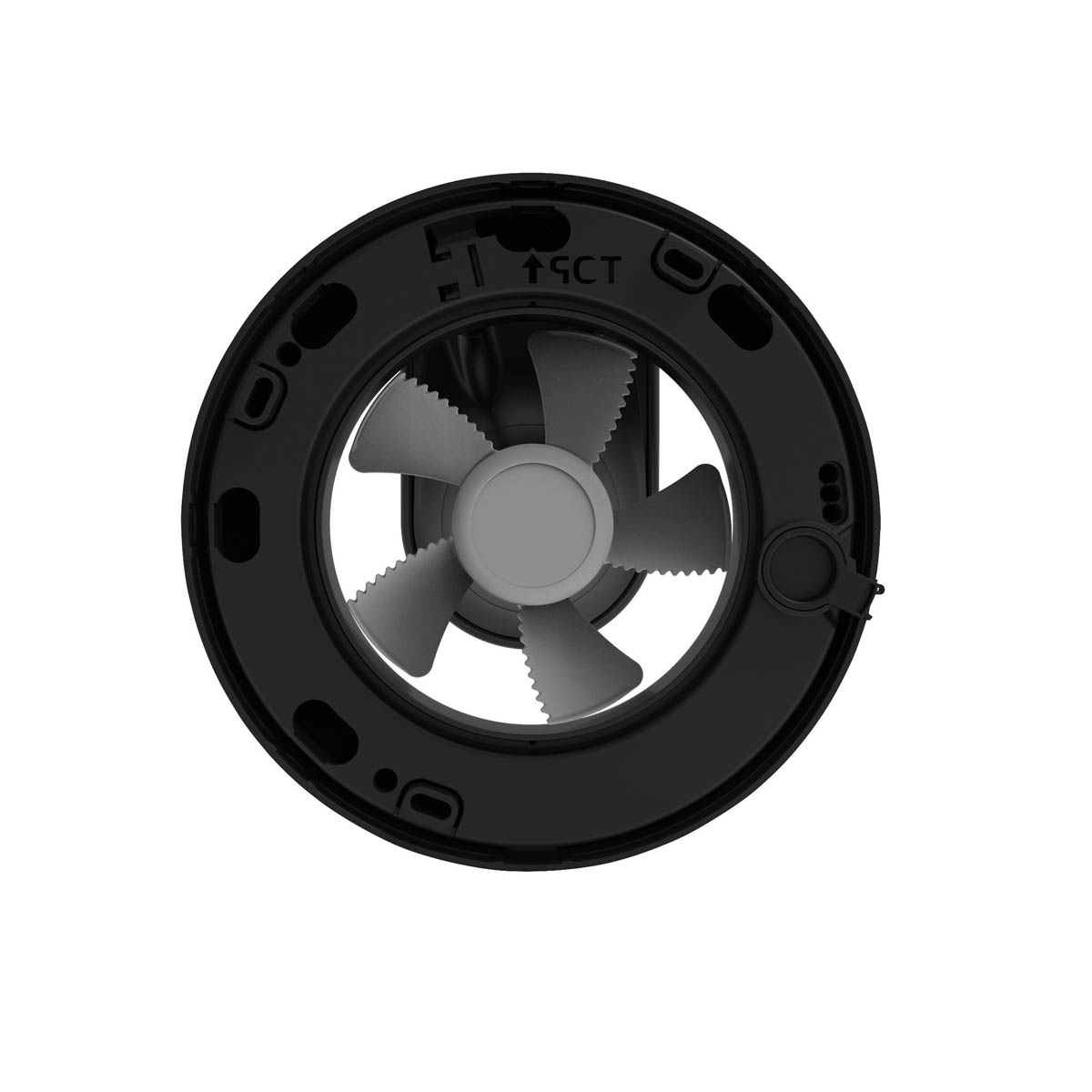 Vent-Axia Bathroom Extractor Fan 496711 Smart Black Round App Control (Dia)99mm - Image 6