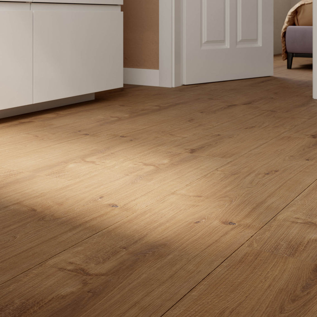 Click Vinyl Planks Walnut Oak Effect Textured Water Resistant T4.5mm 2.36m² - Image 6