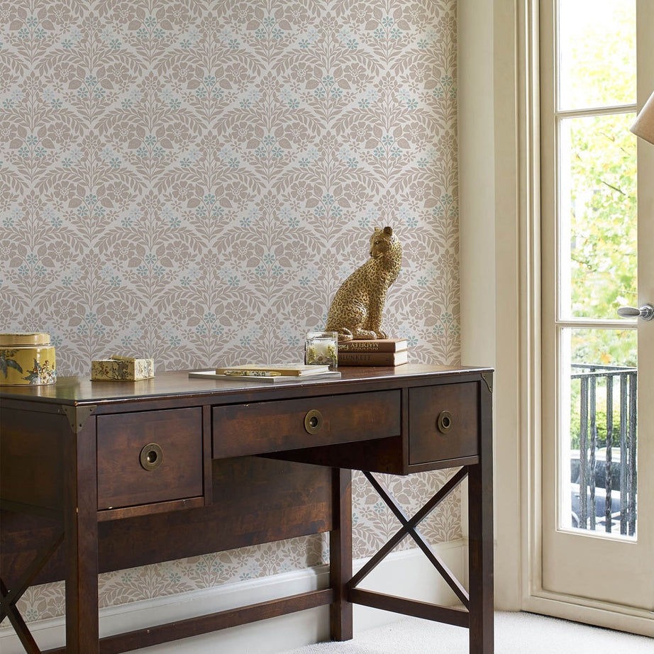 Laura Ashley Wallpaper Grey Flower Smooth Strippable Washable Classical 5.2m² - Image 4