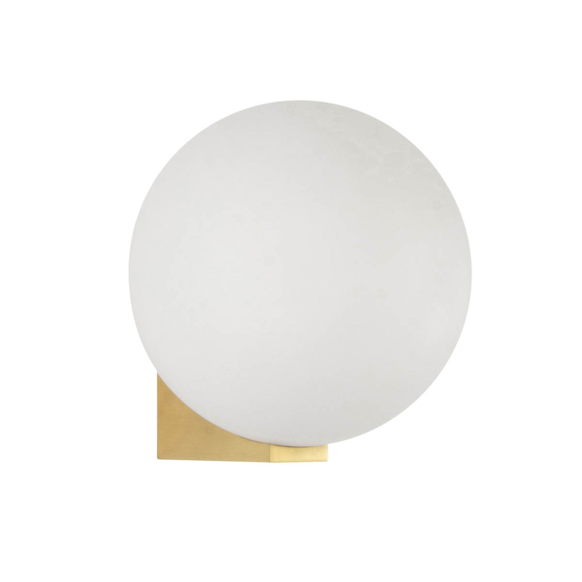 LED Wall Light Frosted Glass Metal Globe Bathroom Satin Brass Elegant G9 28W - Image 3