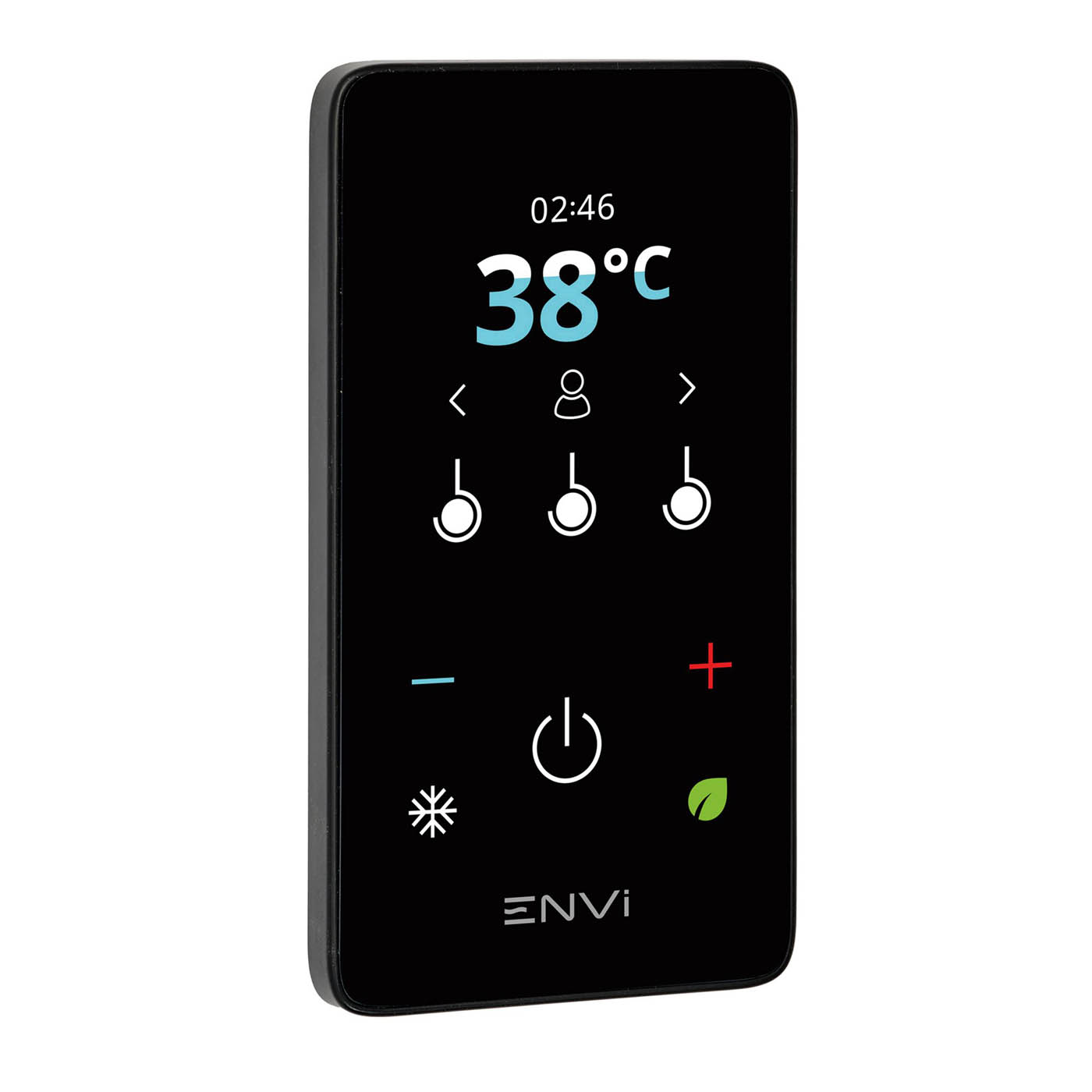 Triton Electric Shower 9kW Gloss Silver Effect Fixed Square Head Modern - Image 2