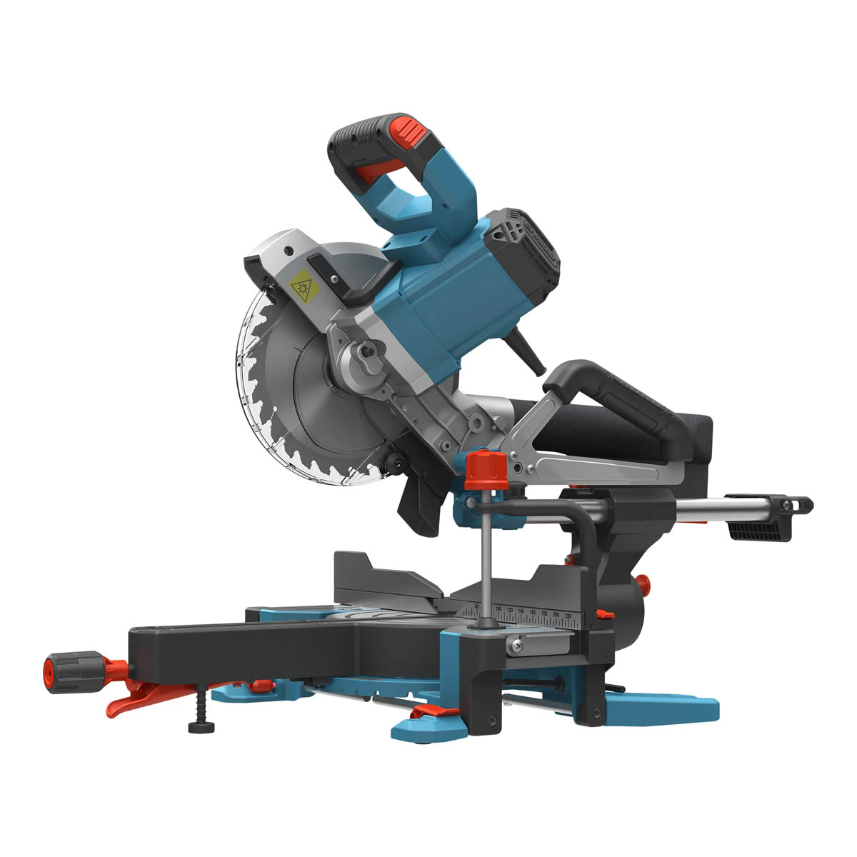 Erbauer Mitre Saw Sliding 216mm ERB1073MSW Double Bevel Radial Compact 1400W - Image 8