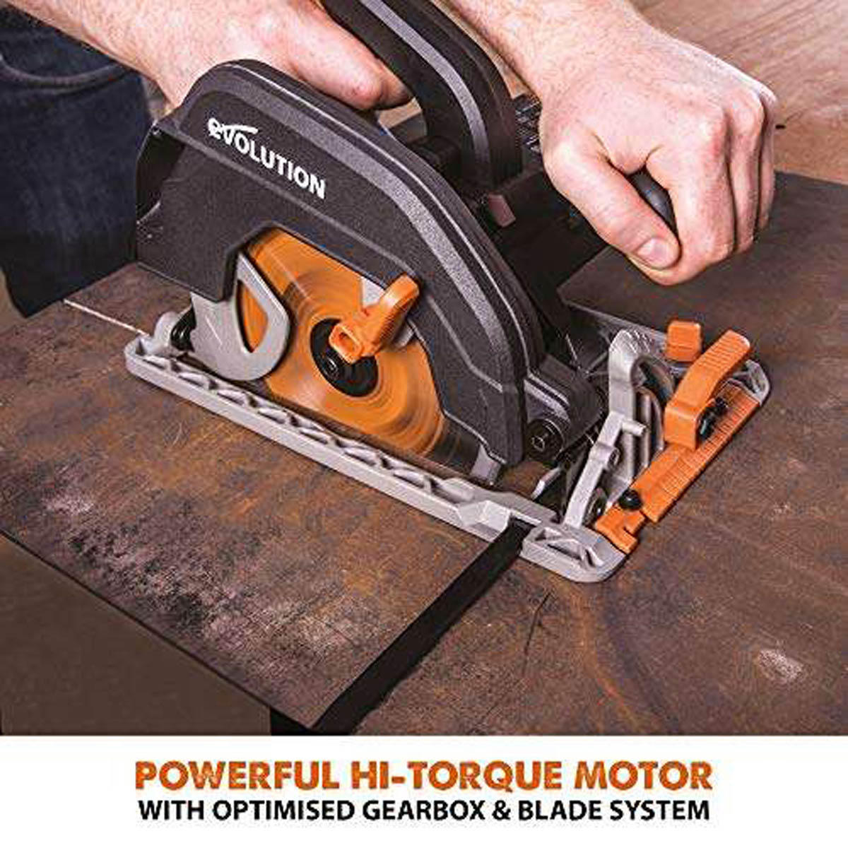 Evoliuton Circular Saw Electric R185CCSX 185mm Multi Material Lightweight 1600W - Image 2