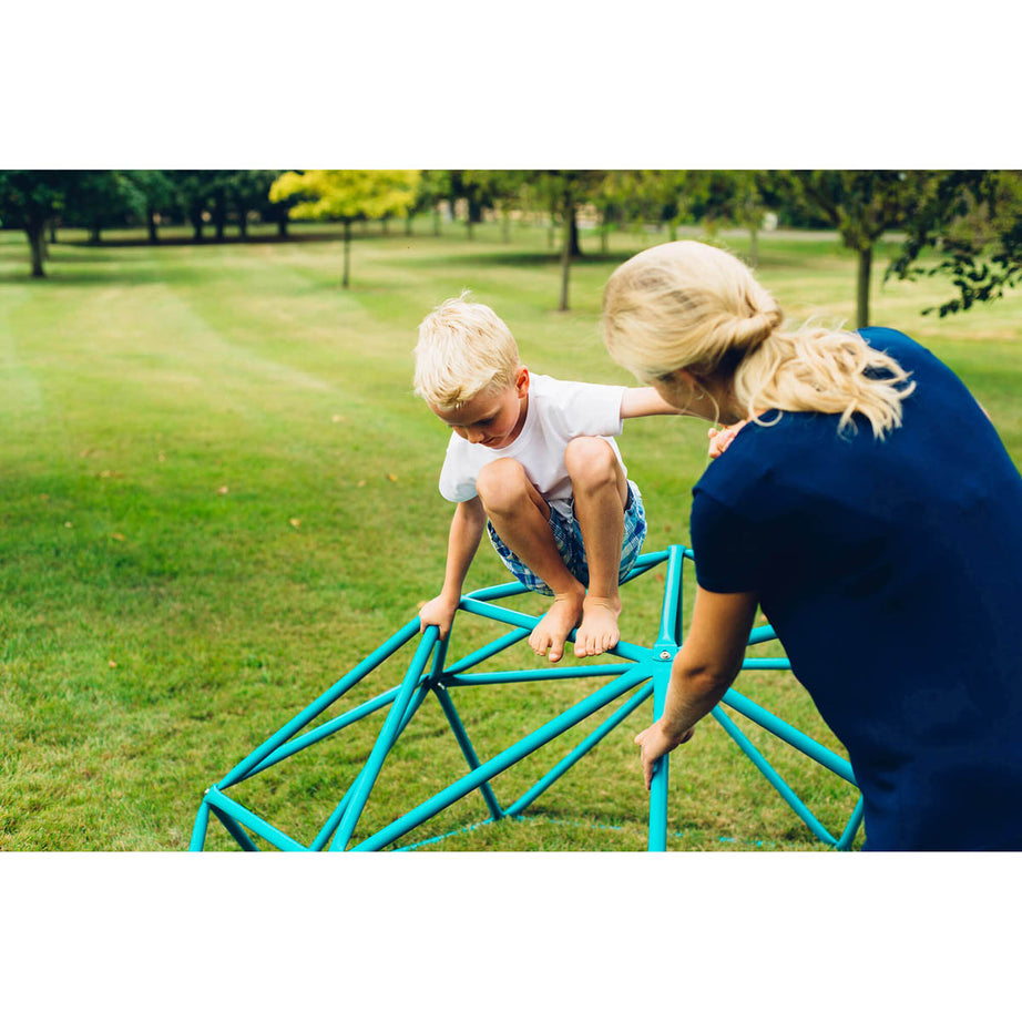 Kids Climbing Dome Metal Geo Frame Outdoor Weather Resistant 3+ (H)90(D)190cm - Image 8