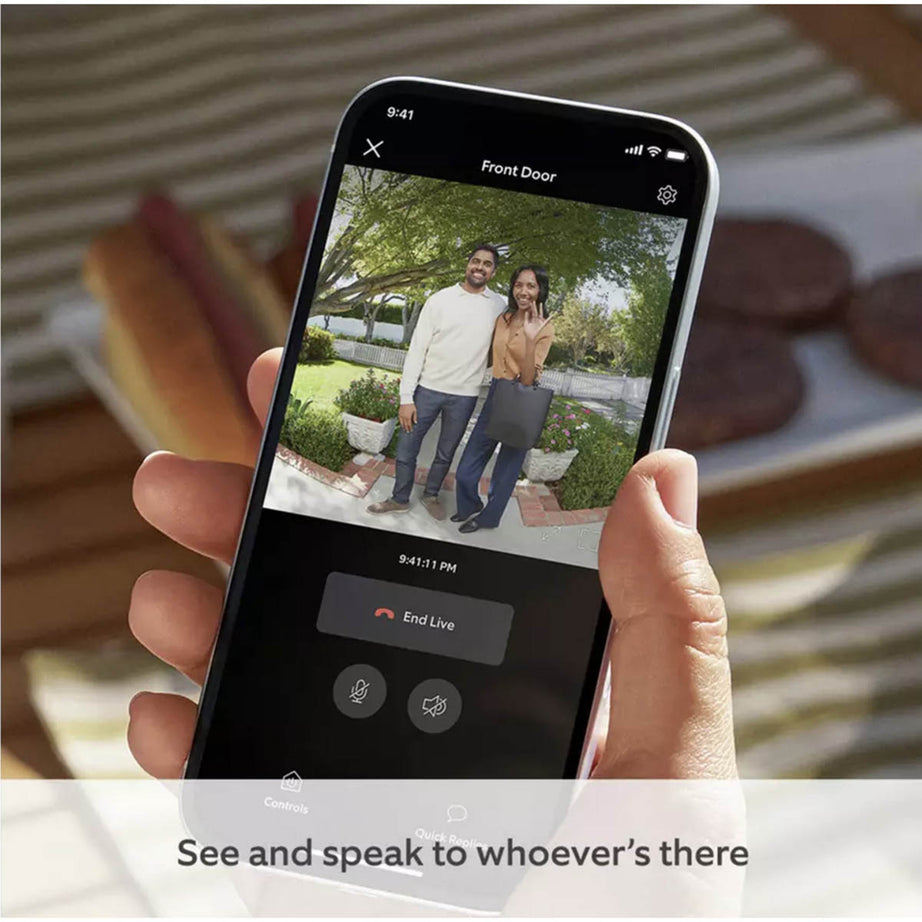 Ring Video Doorbell Smart Battery 1440p HD Motion Detection Satin Nickel - Image 4