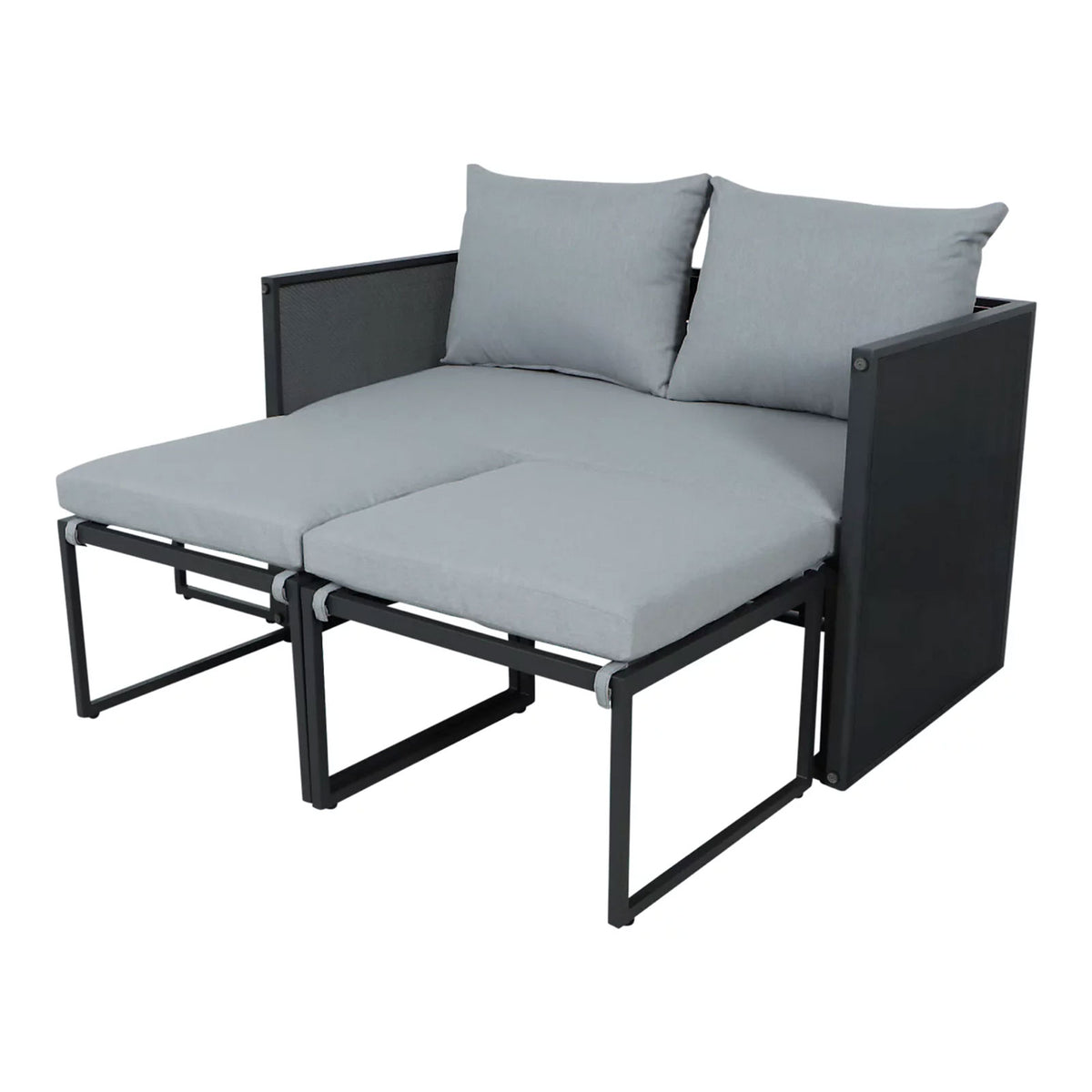 Inca Garden Furniture Set 4 Seater Modular Dining Set Cushions Included - Image 1