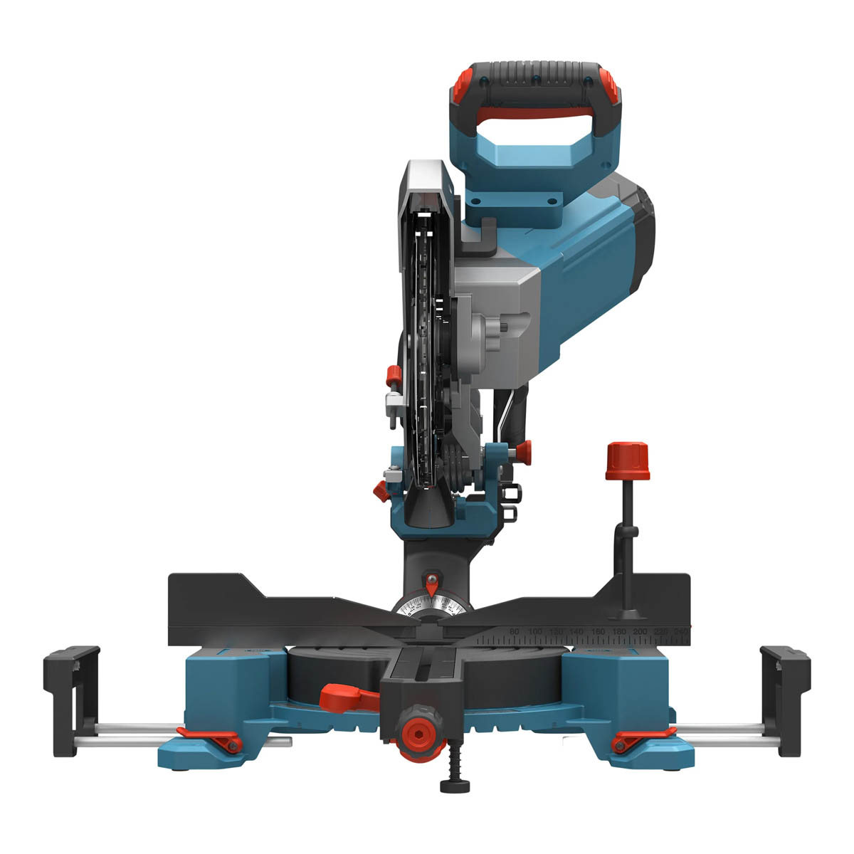 Erbauer Mitre Saw Sliding 254mm MMIS210-A Double Bevel Radial Compact 1800W - Image 5