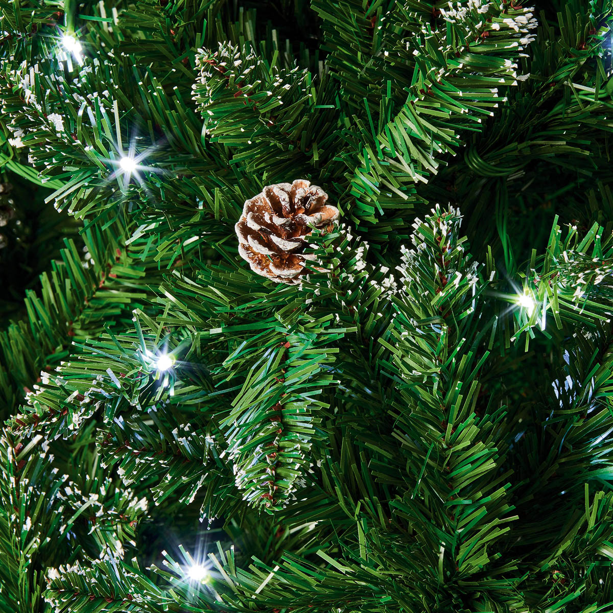 Christmas Tree Artificial Green Pre-lit Colour Changing LED Indoor Durable 6ft - Image 3