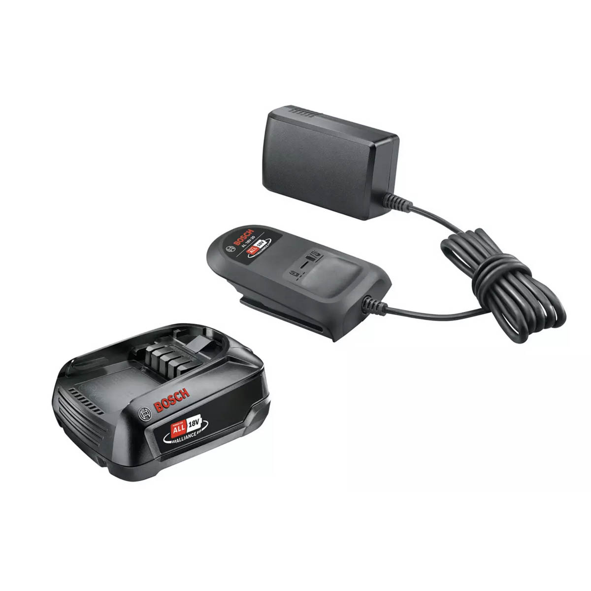 Bosch Battery And Charger Set AL 18V-20 18V 2.5 Ah Lithium-Ion Power For ALL - Image 1