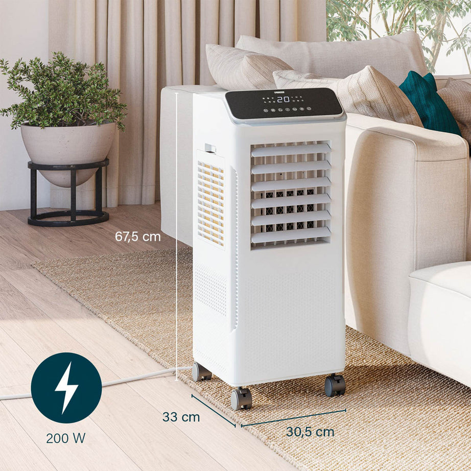 Princess Smart Air Cooler Fan 5L Hybrid White Portable Oscillation Remote Timer - Image 10